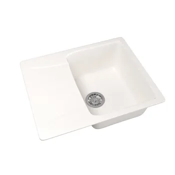 

Мойка ML-GM26 с крылом, белая (331), 470*580*190мм