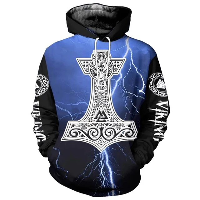 Viking Armor Tattoo 3D Printed Hoodie - Image 4