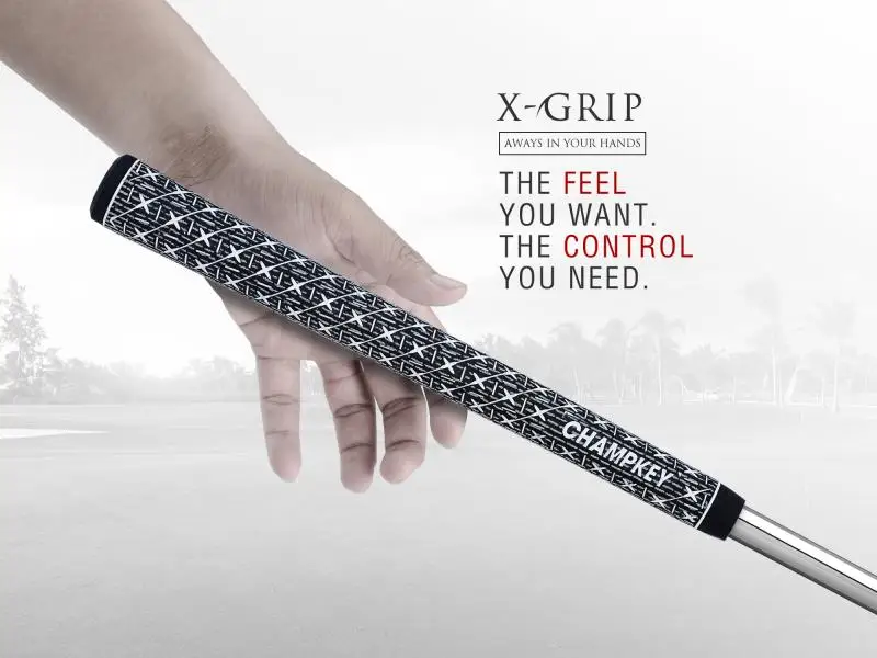New 13PCS/Set Champkey Full Cord Red X Golf Grips Standard and Midsize- Super Stability Golf Club Grips Free Shipping
