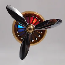 Автомобильный парфюм очиститель воздуха с зажимом вентиляционное отверстие Вращающийся вентилятор с светодиодный светильник автомобильный Декор F-Best