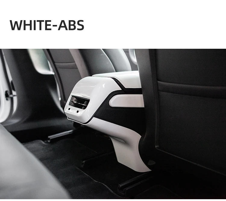 carbono abs modelo três 2020 branco vermelho acessórios do carro