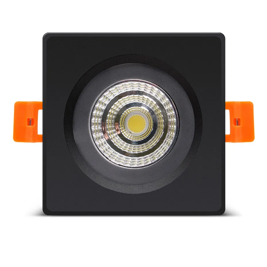 Conduziu a Luz do Ponto para o Quarto Conduziu para Baixo a Lâmpada de Luz Ip65 à Prova Quadrado Downlight Recesso Lâmpada Redonda 15 w 12 7 Dwaterproof Água Banheiro Led Cob 7 15 w 12 7 ip65 à prova