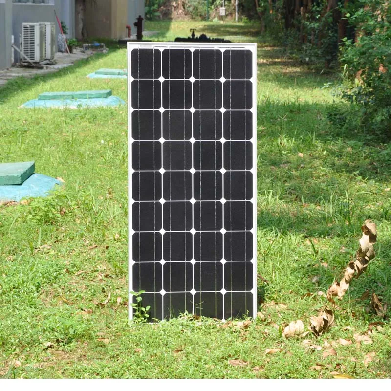Новая солнечная панель 100W Cargador Солнечная монокристаллическая солнечная батарея 12v Fotovoltaica Caravan Camp Boat Camp Motorhome Phone