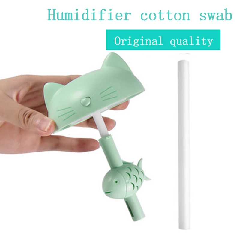 

10 Piece 8mm*130mm Air Humidifiers Filters Cotton Swab for Car Home Ultrasonic Humidifier Mist Maker Aroma Diffuser Replace Part