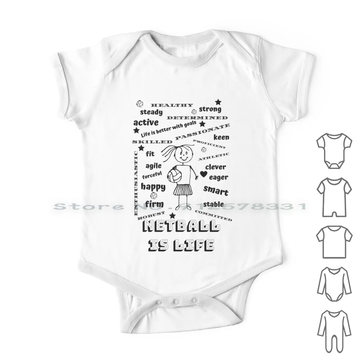 

Netball Is Life Newborn Baby Clothes Rompers Cotton Jumpsuits Netball Is Life Netball Girl Netball Player Netball Lover