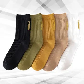 

5 Pairs Suitable Soft Comfortable Simple Sport Socks Middle Stockings Cotton Socks for Boys Girls Children Running