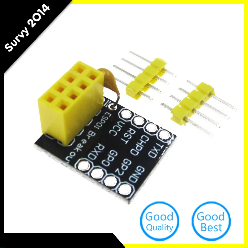ESP8266 ESP01 ESP01S Breakout Breadboard Serial PCB WiFi URAT Adapter