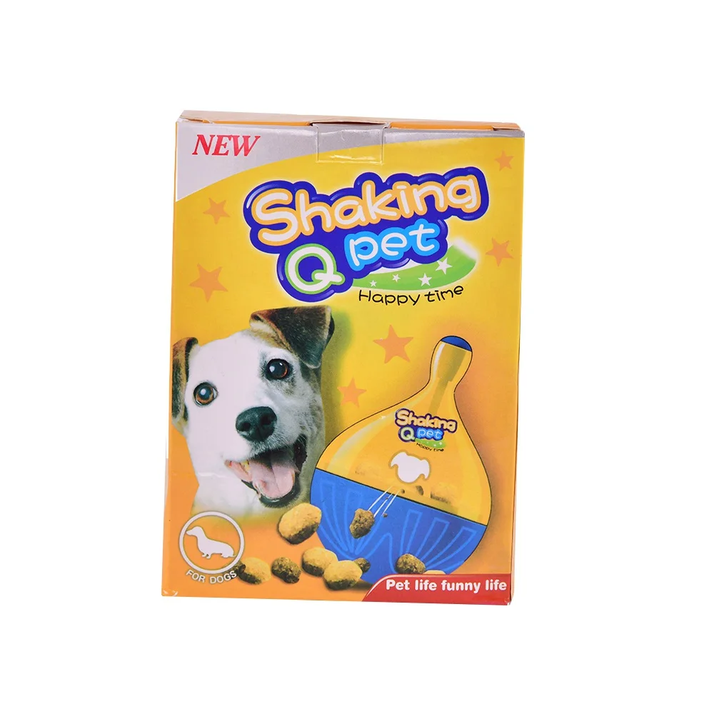 Pet Feeding Ball Cat Dog Toys yellow (2)