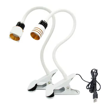 

LED Desk Lamp 5V Clip USB Office Table Lamps 400mm Long Can Be Used for 4-gear Dimming College Dorm