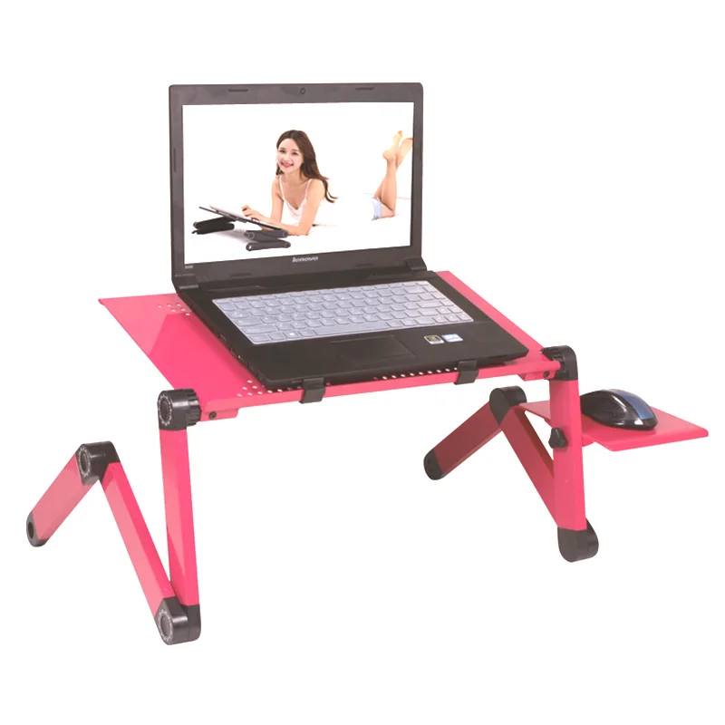 

Laptop Desk Aluminum laptop Table,computer sofa desk,Adjustable and foldable portable table for Office Study Leisure
