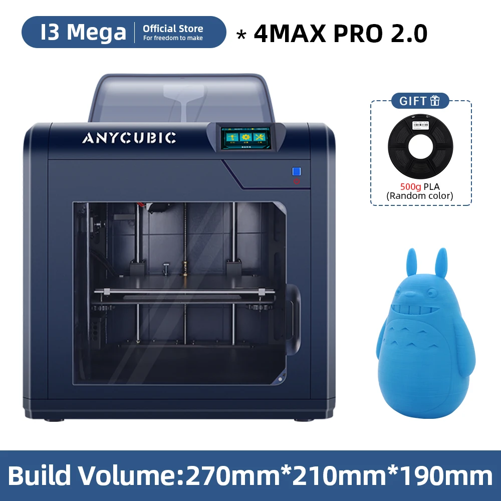 ANYCUBIC 4Max Pro 2.0 Large Plus Size NEW FDM 3D Printer Free Gift: 0.5Kg PLA | Компьютеры и офис