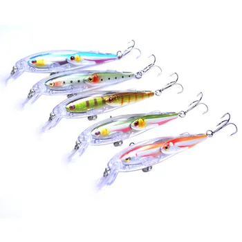 

250pcs Double Fish Minnow Fishing Lure pesca Hooks 10.5cm 11g Fish Crankbait Artificial Fishing Bait Swimbait