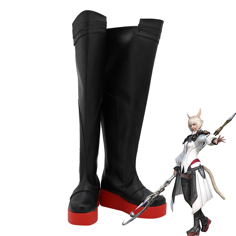 Y'shtola Shoes Cosplay Final Fantasy XIV FF14 Women Boots