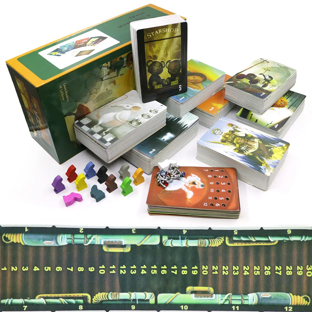 Карточная игра dixit 1 + 3 4 5 6 7 8 с испанской и английской раскладкой 588 игральных карт