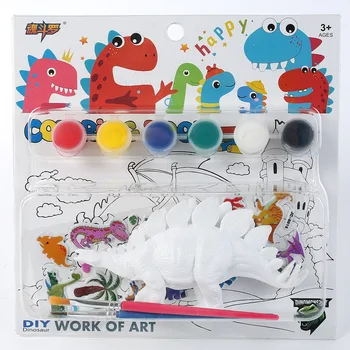 

DIY Dinosaur Children Creative Doodles Early Learning Education Toy Toys Painting Stencil Templates coloring books for kids