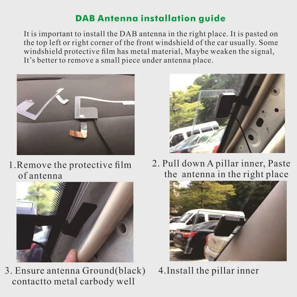 DAB автомобильный радиоприемник USB плеер USB 2,0 цифровой DAB+ радио тюнер вставляемый приемник для Android стерео dvd-плеер
