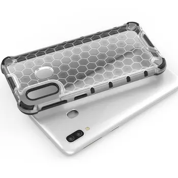 

50pcs/lot Hybrid Cover For Samsung Galaxy A30S A7 2018 PC + TPU Honeycomb Series Case For Samsung Galaxy A40 A30 A20 A10