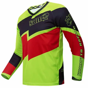 

Motocross YBM Downhill Jersey Mountain Bike Motorcycle Cycling MX Off Road Bicycle MTB T-Shirt Long Sleeve Jersey moto