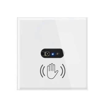

Smart Wall Light Infrared Sensor Switch No Need To Touch Glass Screen Panel On Off EU 110V 220V 10A Electrical Power