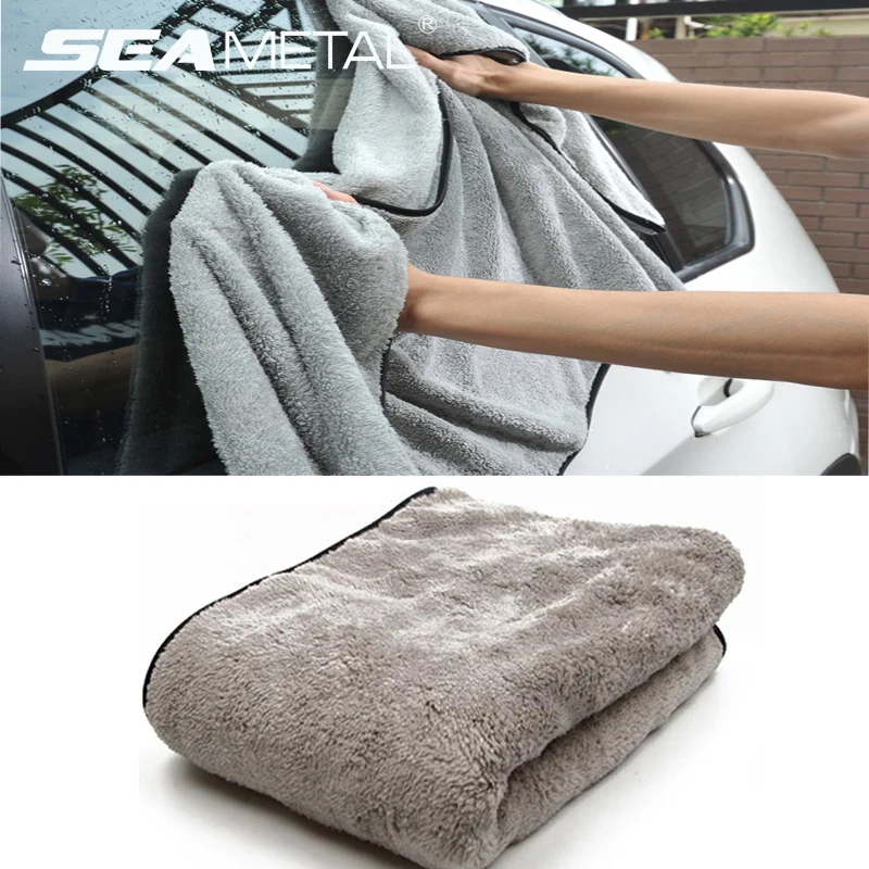 SEAMETAL Microfiber Auto Wash Towel Super Absorbency Car Cleaning Drying Towel Multifunctional Cloths for Car Wash Accessories BEST SELLERS