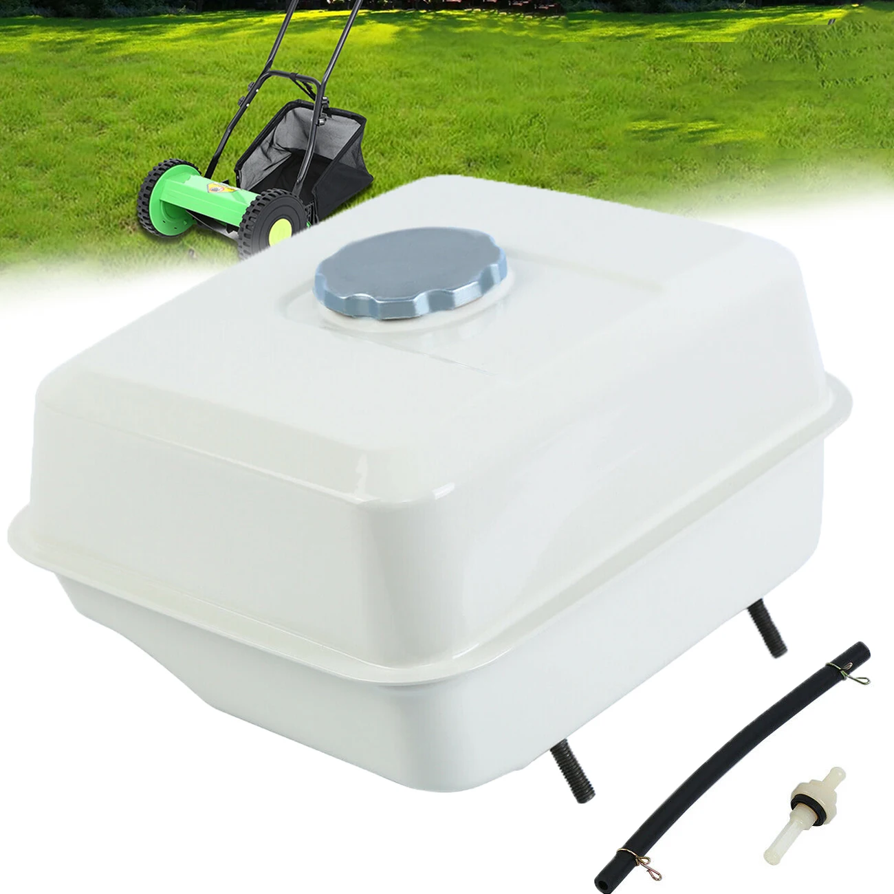 

Honhill 5L Fuel Gas Petrol Tank With Petcock Gas Cap Strainer Filter for Honda GX390 GX420 17510-ZE3-010ZA Engine Lawnmow