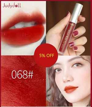 

Matte Lip Glaze Matte Red Brown Tomato Color Lipstick Waterproof Nude Lip Makeup Long-lasting Easy to Wear Lip Gloss