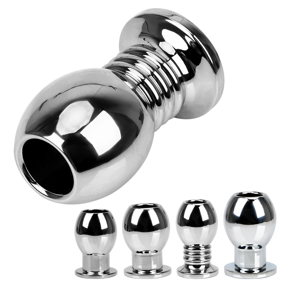 Peep Vaginal Butt Plug Metal Shower Enema Prostate Massage Hollow Anal Sex Toys For Woman Men Gay Dilator | Красота и здоровье