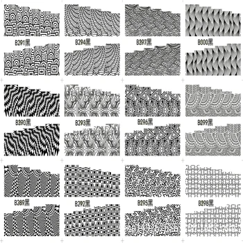 

2020 New 12 designs Nail Transfer Sticker Water Decal Beauty Lace All for Watermark Nail Art DIY Design Decoration