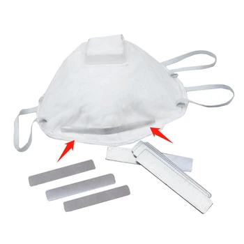 

20/50/100PCS 85mm Masks Aluminum Strips With Adhesive For DIY Masks Nose Bridge Clips Masks Making Accessories High Quality