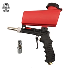 FGHGF 90psi портативный пневматический Пескоструйный пистолет гравитационный небольшой Пескоструйный Аппарат Регулируемый пневматический Пескоструйный набор