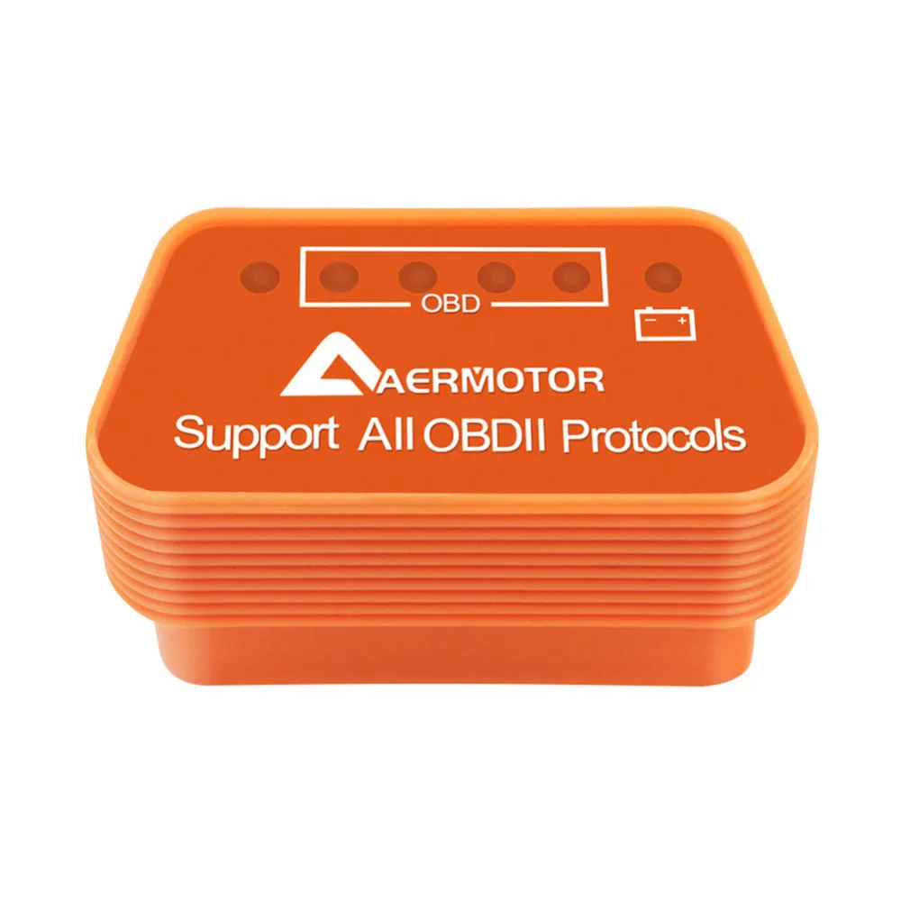 Автомобильный детектор неисправностей Aermotor ELM327 Bluetooth 4,0 подходит для Android и Apple, инструмент для диагностики неисправностей автомобиля