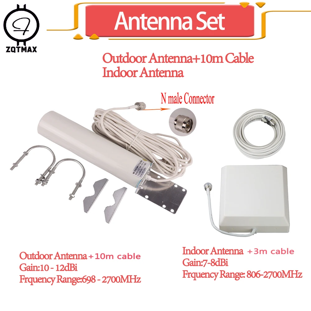 ZQTMAX 12dbi omni антенна Аксессуары для смартфонов Интернет данных UMTS LTE усилитель