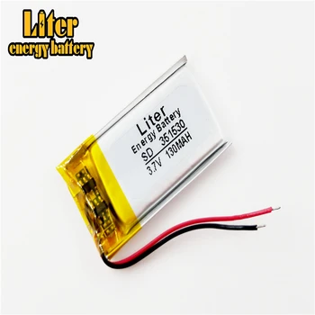 

351530 3.7V 130mAH 351430 PLIB polymer lithium ion / Li-ion battery for dvr GPS mp3 mp4
