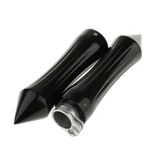 7/8 ''руль хромированный нескользящий мотоцикл часть 22 см черный