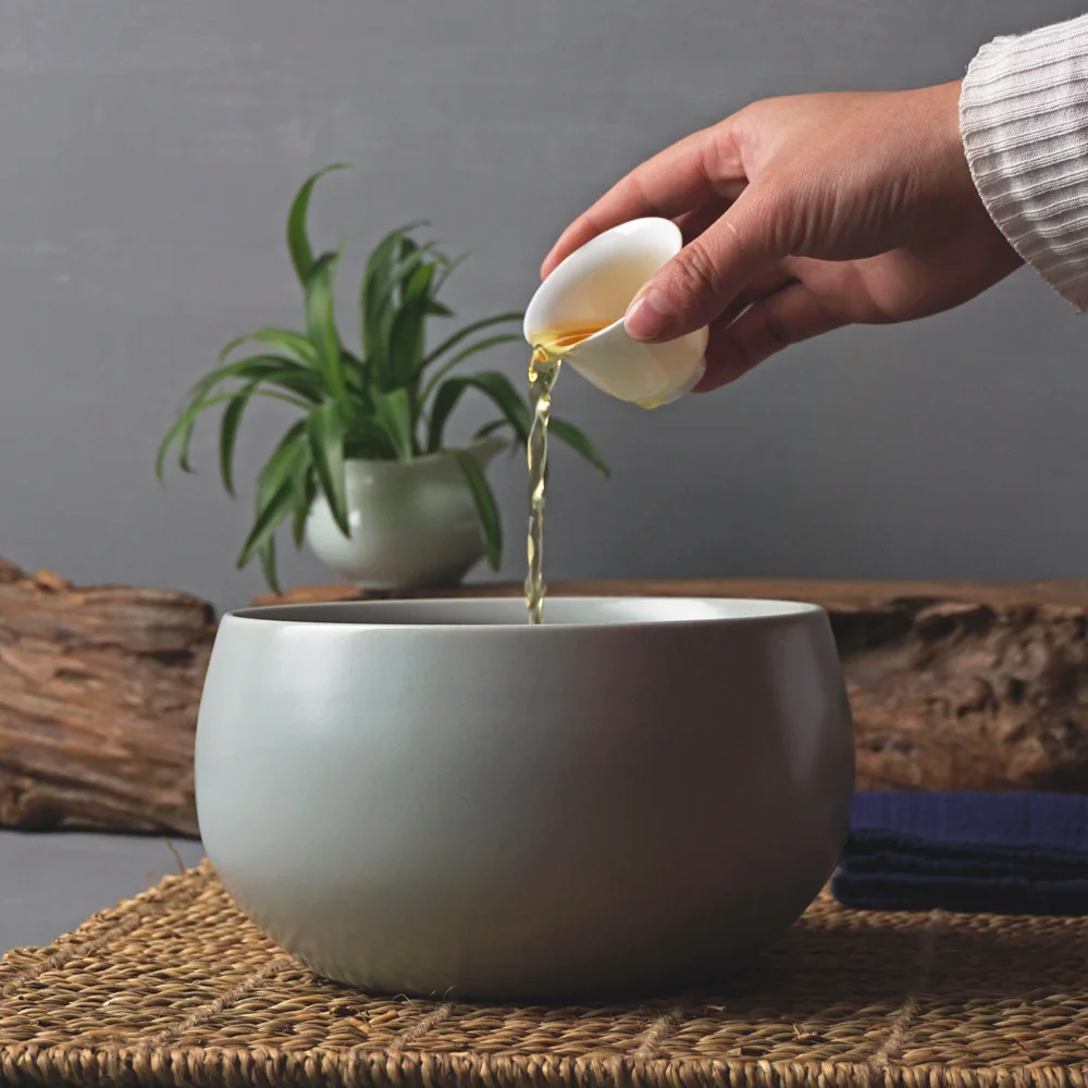 

Clear Sir Fat White Tea Wash Jindezhen Manual White Porcelain Dumb Light Glaze Tuba Tea Ceremony Spare Parts Ceramics Sweet