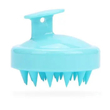 

Soft Silicone Shampoo Brush Hair Salon Home Massage Shampoo Brush Clean Scalp Bath Comb Hairdressing Tools