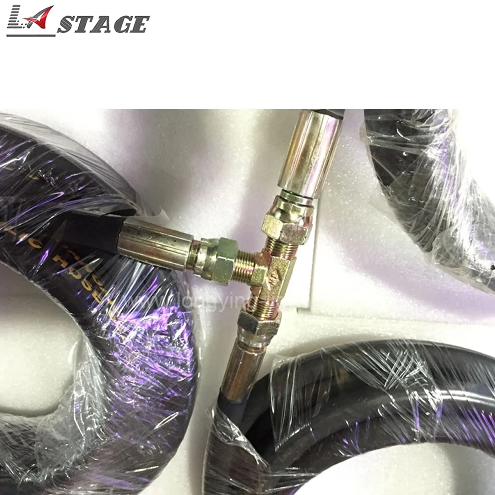 

1 pcs CO2 Jet Machine T Connector And 3 pcs 6 Meter Hose