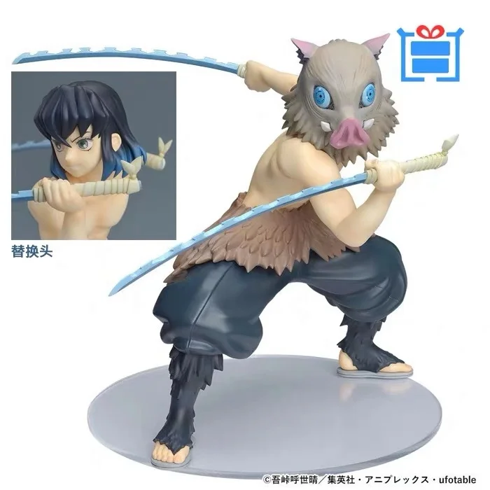 Оригинальный Sega Demon Slayer Kimetsu no Yaiba фигурка Inosuke Hashibira ПВХ модель figura|Игровые фигурки