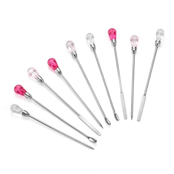 

Japanese Style Stirring Rod Stirring Needle Nail Paving Tool Crystal Glue UV Glue Tool Digging Powder Spoon Poking Needle