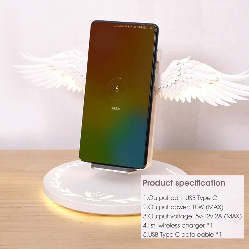 Беспроводное зарядное устройство 10 Вт для samsung Note 10 9 8 S10 S9 S8 Draadloze Oplader для iPhone 11 Pro XS MAX XR X 8 Plus Chargeur беспроводной