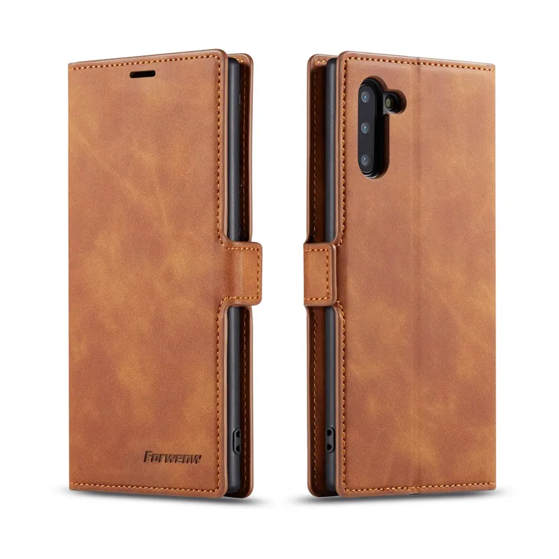 

Luxury Leather Flip Case For Samsung Galaxy Note 10 Pro Samsung Note 10 Plus Note 10 + Case Wallet Card Holder Phone Case Coque