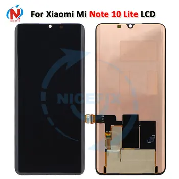 

AMOLED for xiaomi Mi Note 10 Lite LCD Display Touch Screen Digitizer M2002F4LG M1910F4G Assembly For Xiaomi Mi Note10 Lite lcd