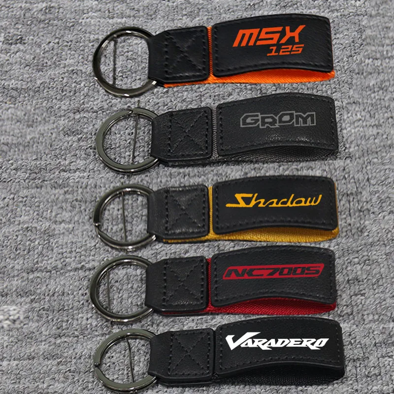 3D Key Holder Chain Collection Keychain For HONDA MSX125 GROM Nero Spirit NC700S XL1000 Varadero ABS Motorcycle Ring | Автомобили и