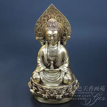 

Elaborate Chinese Antique collection Imitation ancient copper Bodhisattva Statue