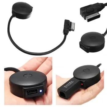 

Replacement Car AUX USB Bluetooth Music Adapter Cable For Mercedes-Benz MA 2008 PVC+Copper Connector Car Accessories
