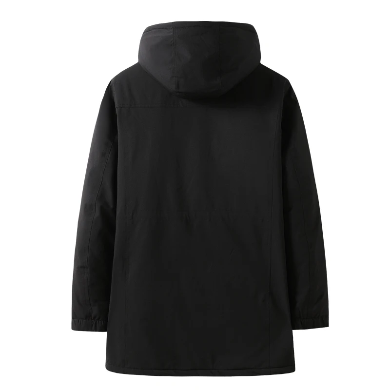Размер 8XL 7XL 6XL Новая Мужская парка Длинная зимняя куртка с капюшоном мужская Толстая Теплая мужская зимняя куртка с хлопковой подкладкой мужские толстые куртки