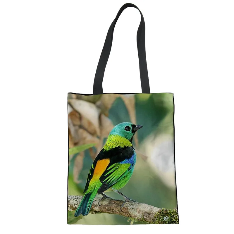 Сумки для покупок Wo мужские s сумки кошельки с рисунком птицы сумки для девочек высококачественные сумки на плечо для мужчин Bolsas De Mujer Прямая поставка