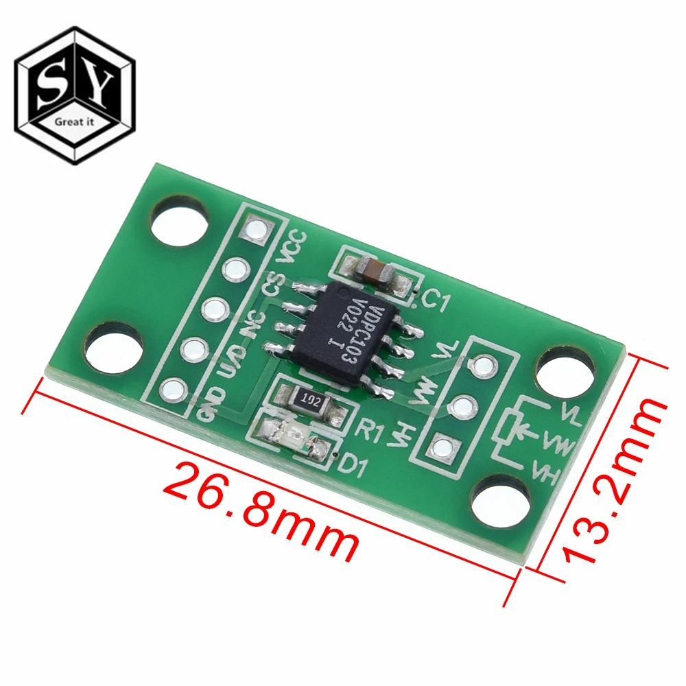 Шт. Great IT X9C103S цифровой потенциометр плата модуль DC3V-5V для Arduino