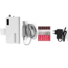 Полировальная ручка 30000 об/мин портативная электрическая перезаряжаемая мини-машина для педикюра с низким уровнем шума Регулируемый инструмент для остекления