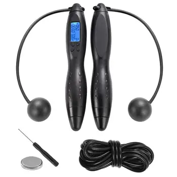 

Cordless Skipping Rope Digital Counting Jump Rope with Calories Counter Timer Exerciser Equipments Gym Training Hot Sale Unisex
